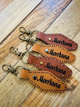 Load image into Gallery viewer, Hand Stitched Leather Key Chains