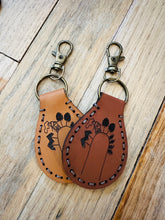 Load image into Gallery viewer, Hand Stitched Leather Key Chains
