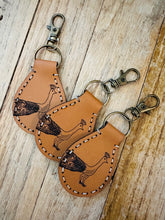 Load image into Gallery viewer, Hand Stitched Leather Key Chains