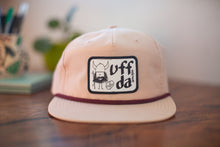 Load image into Gallery viewer, 'Uff Da' two-tone snapback hat