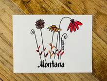 Load image into Gallery viewer, Montana Wildflower Postcard