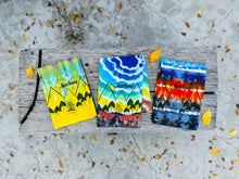 Load image into Gallery viewer, TIE DYE Montana Mountains Tea Towel