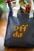 Load image into Gallery viewer, Mini Embroidered Tote - Uff Da