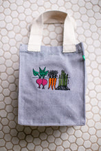 Load image into Gallery viewer, Mini Embroidered Tote - Veggie