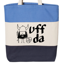Load image into Gallery viewer, 'Uff Da' multi color tote
