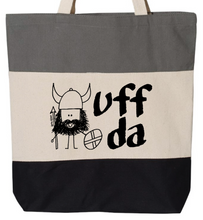 Load image into Gallery viewer, 'Uff Da' multi color tote
