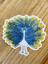 Load image into Gallery viewer, Peacock 3&quot; Sticker
