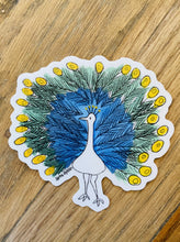 Load image into Gallery viewer, Peacock 3" Sticker