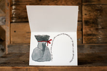 Load image into Gallery viewer, 'Tumbling down the chimney' greeting card