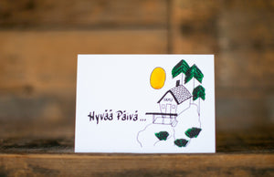 "Good day Finnish friend" greeting card