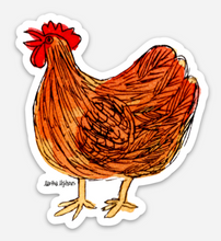 Load image into Gallery viewer, Red Hen 3&quot; Sticker
