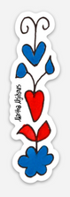 Load image into Gallery viewer, Norwegian Rosemaling 3" Sticker