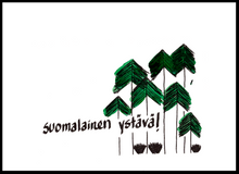 Load image into Gallery viewer, "Good day Finnish friend" greeting card