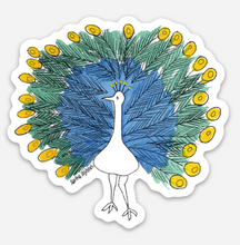 Load image into Gallery viewer, Peacock 3" Sticker