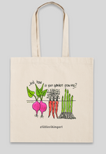 Load image into Gallery viewer, 15x15" gardener's tote bag
