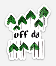 Load image into Gallery viewer, Uff Da 3" Sticker