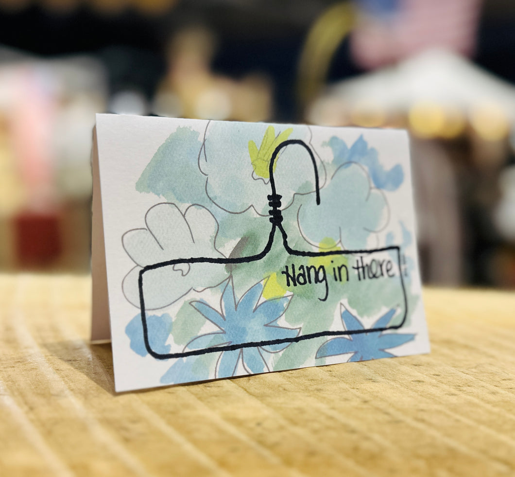 ‘Hang in There’ greeting card