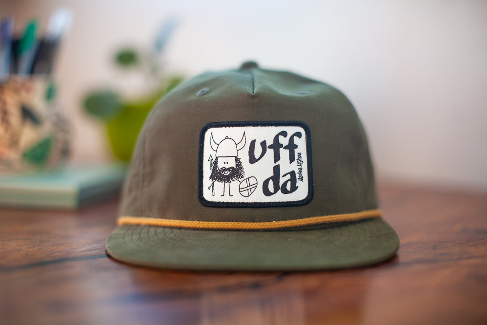 'Uff Da' two-tone snapback hat
