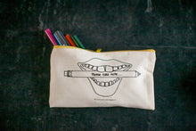 Load image into Gallery viewer, &quot;Please Take Note&quot; Zipper Pouch

