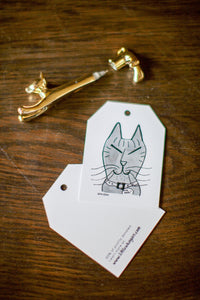 "Please Take Note" Card Tag