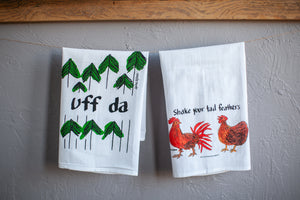 Shake Your Tail Feathers Tea Towel