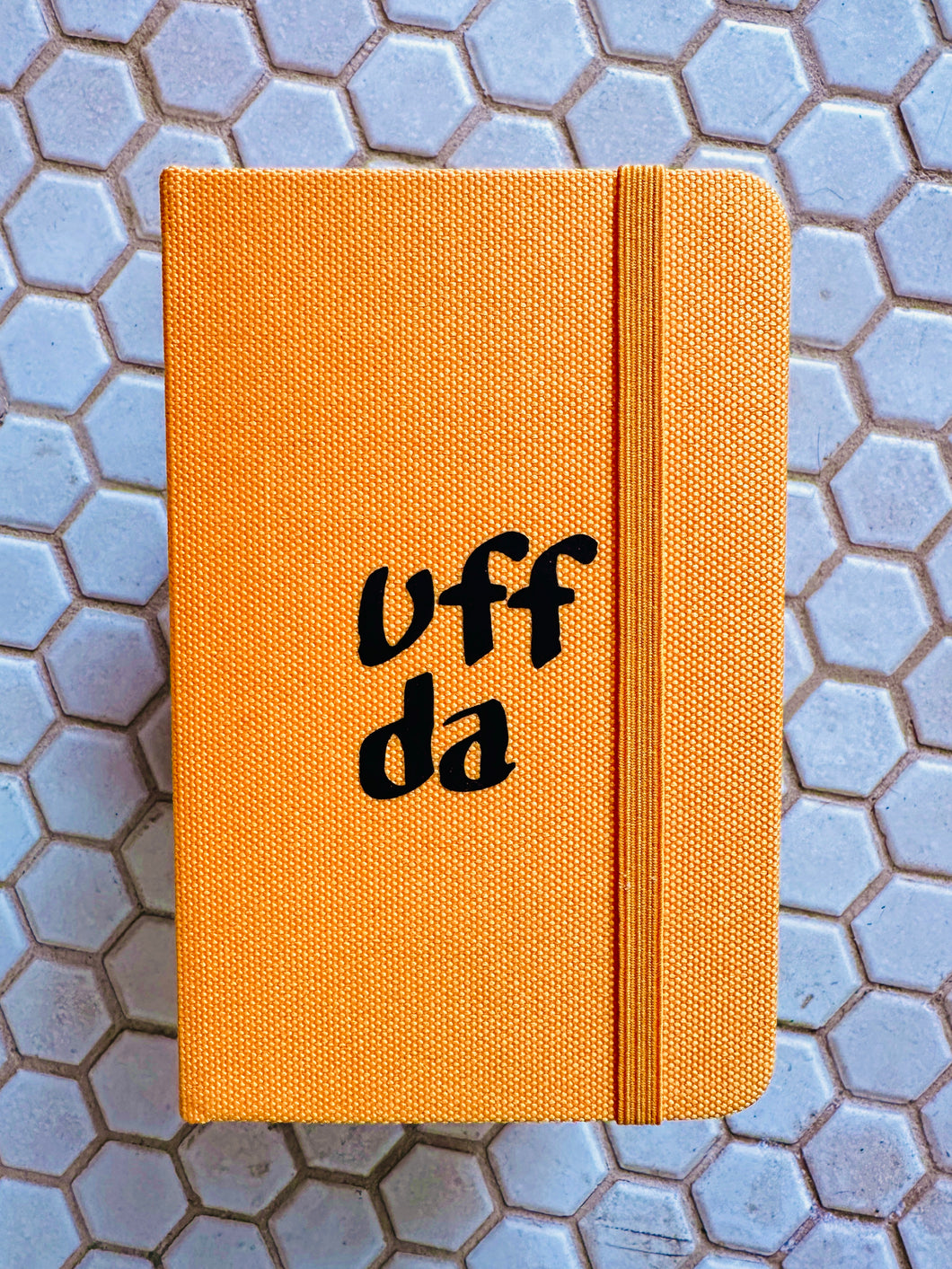 3.5 x 5.5 hardcover uff da notebook