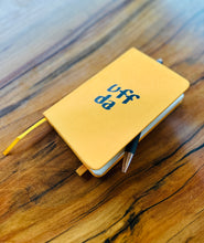 Load image into Gallery viewer, 3.5 x 5.5 hardcover uff da notebook
