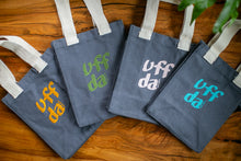 Load image into Gallery viewer, Mini Embroidered Tote - Uff Da
