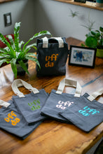 Load image into Gallery viewer, Mini Embroidered Tote - Uff Da
