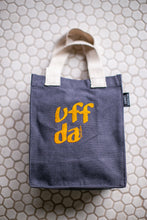Load image into Gallery viewer, Mini Embroidered Tote - Uff Da
