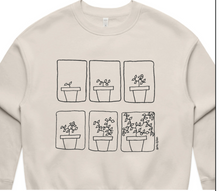 Load image into Gallery viewer, &#39;Plant Growth&#39; crop sweatshirt
