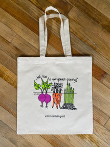 15x15" gardener's tote bag