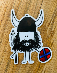 Little Viking 3" Sticker