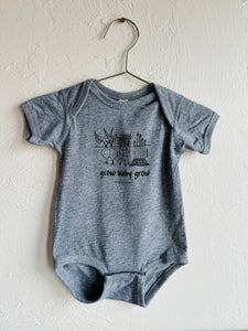 'Grow Baby Grow' baby onesie