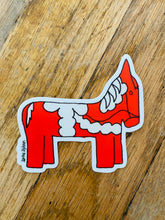 Load image into Gallery viewer, Swedish Dala Horse 3&quot; Sticker
