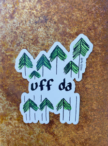 Uff Da 3" Magnet