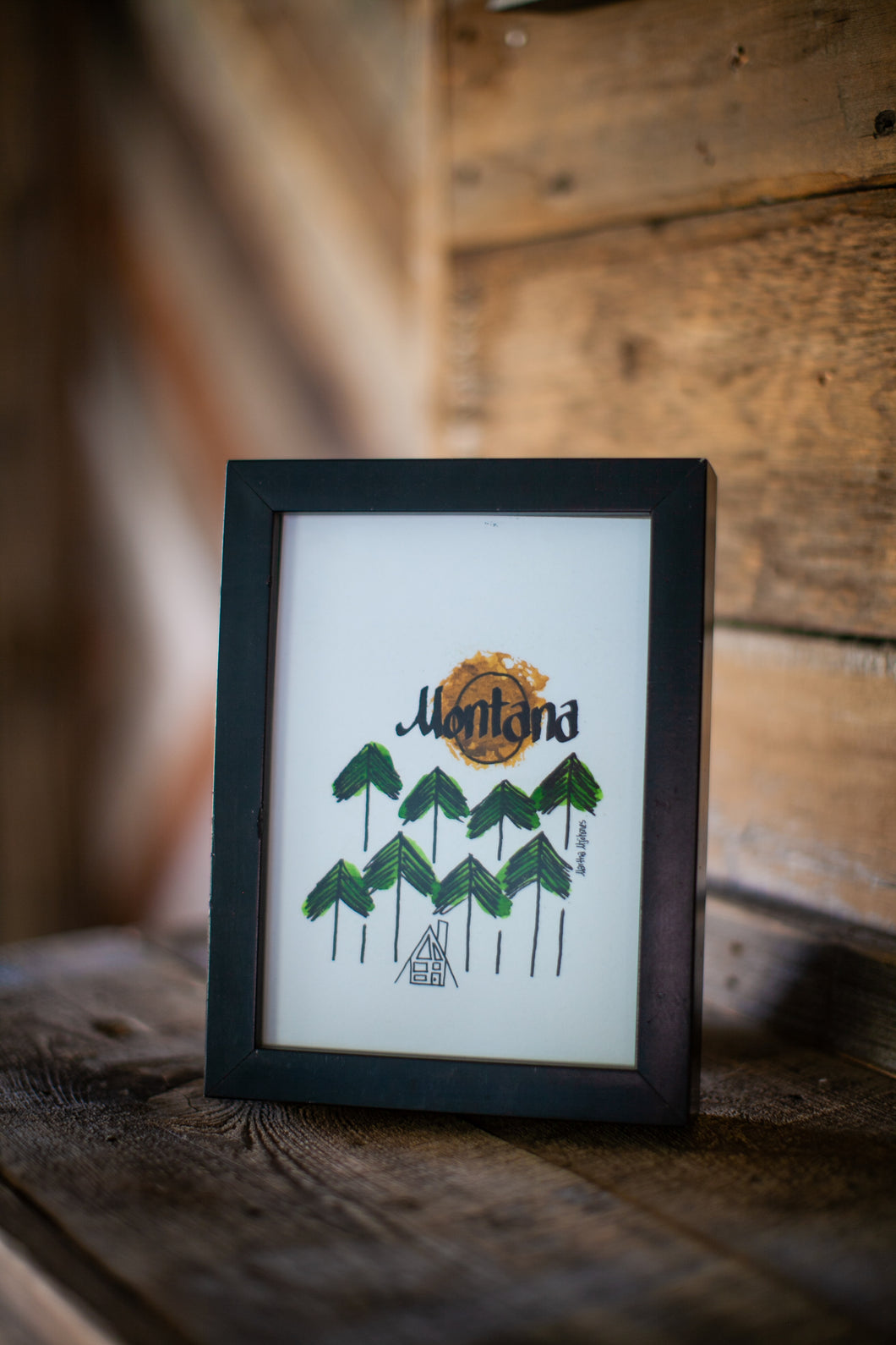 Montana Mountain Print