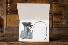 Load image into Gallery viewer, &#39;Tumbling down the chimney&#39; greeting card
