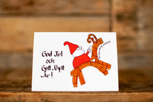 Load image into Gallery viewer, Swedish &#39;Merry Christmas &amp; Happy New Year&#39; greeting card
