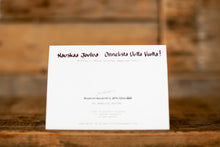 Load image into Gallery viewer, Finnish &#39;Merry Christmas Happy New Year&#39; greeting card
