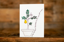 Load image into Gallery viewer, &#39;Partridge in a pear tree&#39; greeting card
