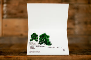 'One crisp winter day' greeting card