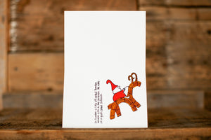 Swedish 'Merry Christmas & Happy New Year' greeting card