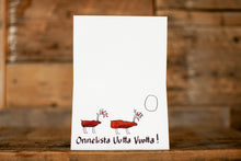 Load image into Gallery viewer, Finnish &#39;Merry Christmas Happy New Year&#39; greeting card
