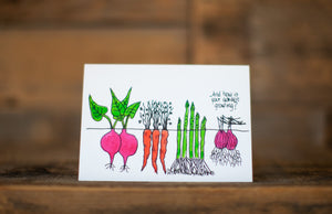 "And how is your garden growing?" greeting card