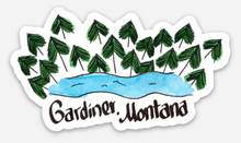 Load image into Gallery viewer, Gardiner Montana River Sticker 3&quot; Sticker
