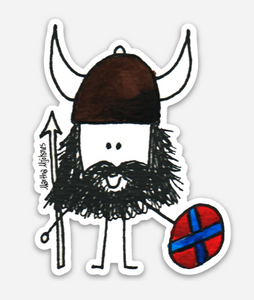 Little Viking 3" Sticker