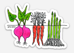 Garden 3" Sticker