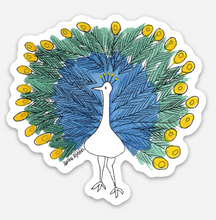 Load image into Gallery viewer, Peacock 3&quot; Sticker
